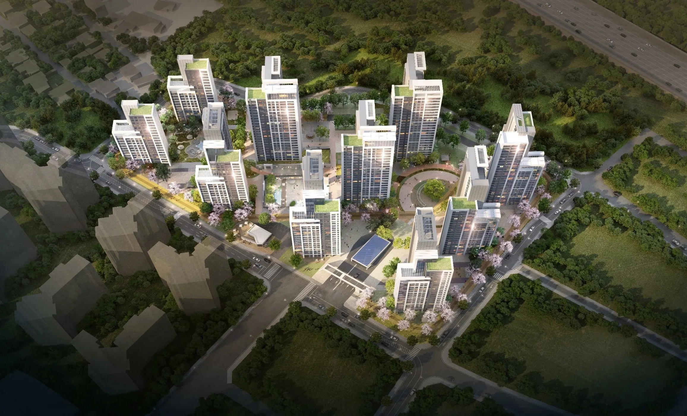 천안 파크포레-조감도